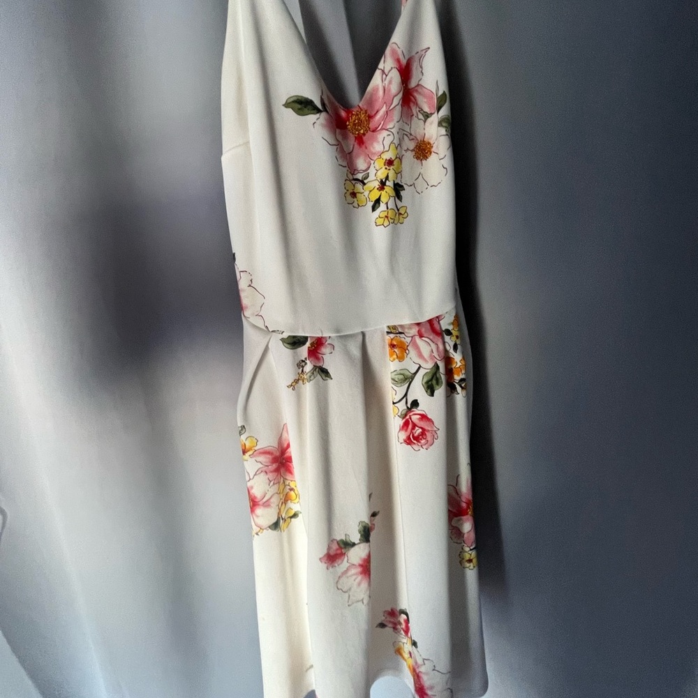 White flower dress